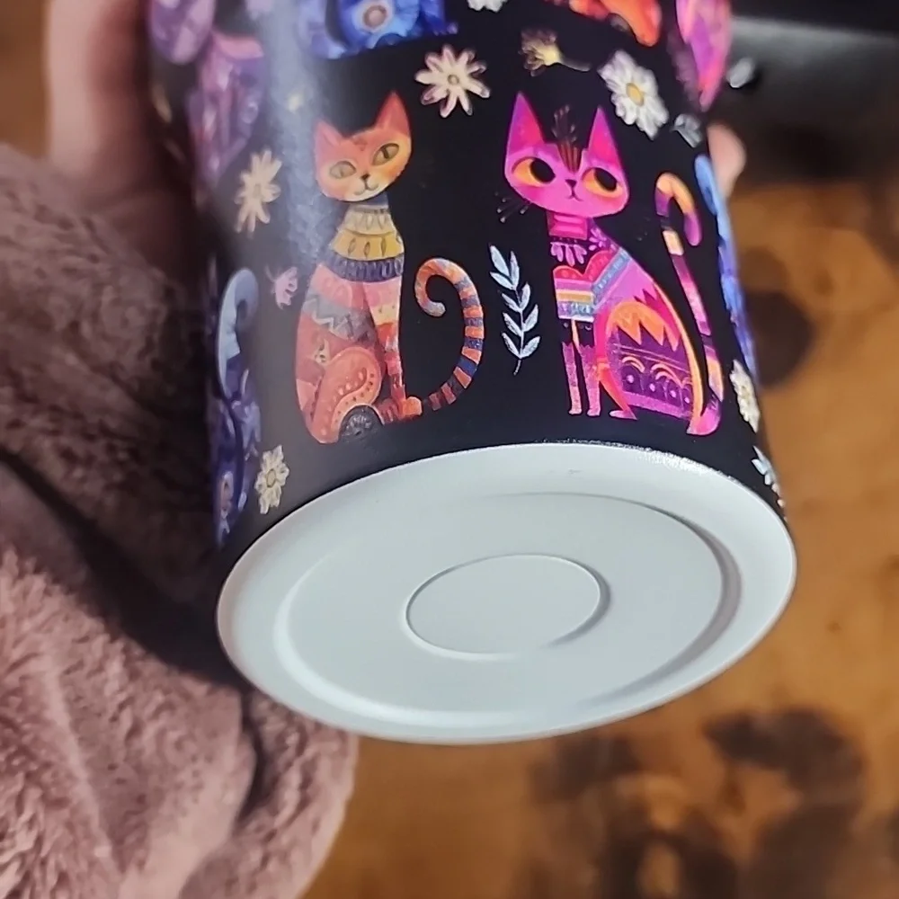 Colorful Cat Tumber 40oz FIRM PRICE